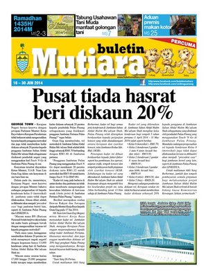 cover image of Buletin Mutiara 16-30 Jun 2014